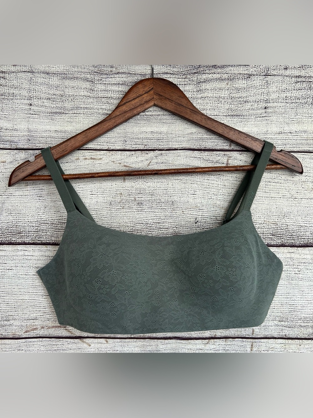 aerie Olive Lace Wireless Bralette